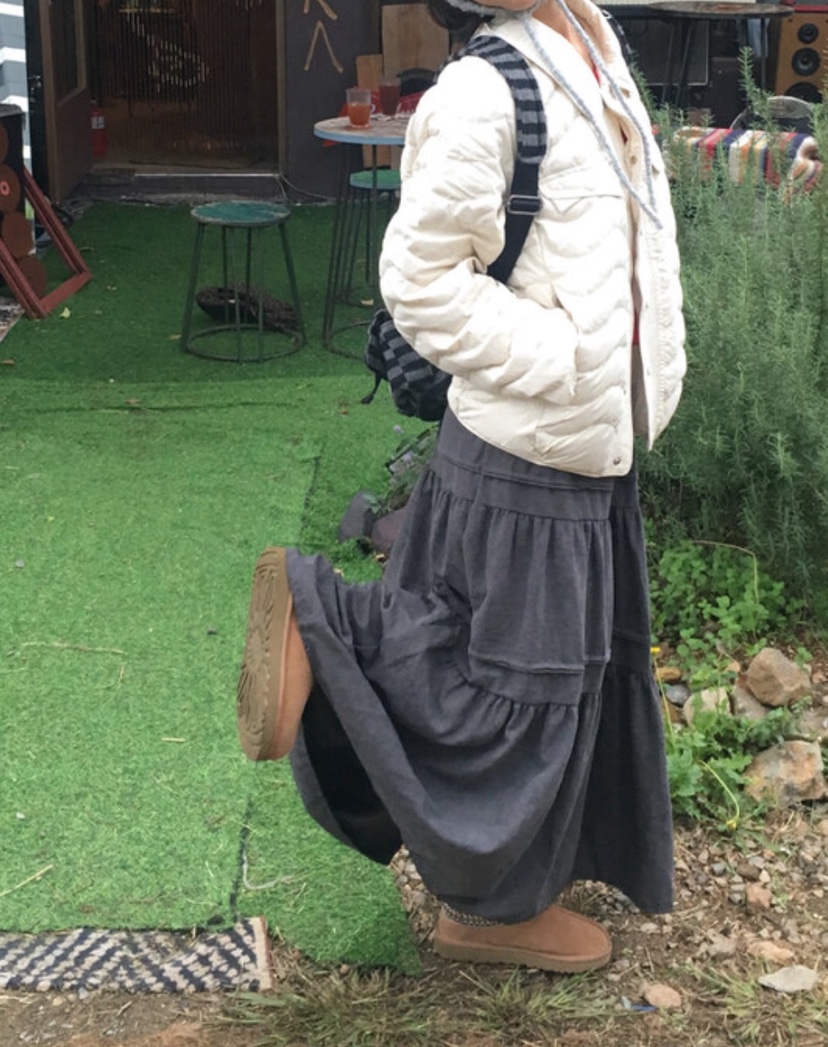 DOUZEMOIS東大門㊣實拍女士新款時尚熱賣人氣休閑推薦真品長裙DOUZEMOIS長裙