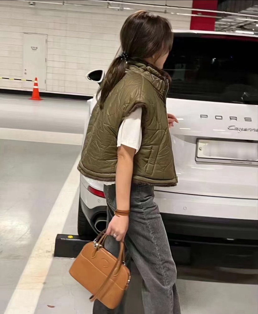 DOUZEMOIS東大門㊣實拍女士新品熱賣25秋冬馬甲不含內搭貂皮雙面DOUZEMOIS馬甲