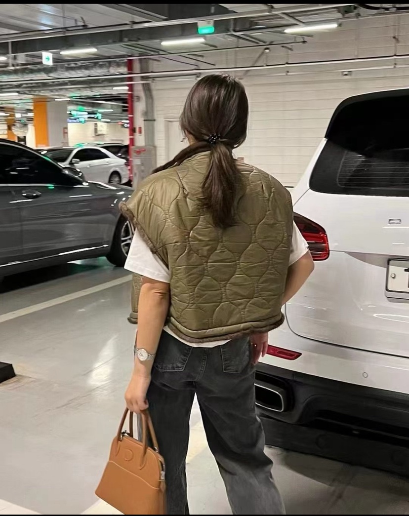 DOUZEMOIS東大門㊣實拍女士新品熱賣25秋冬馬甲不含內搭貂皮雙面DOUZEMOIS馬甲