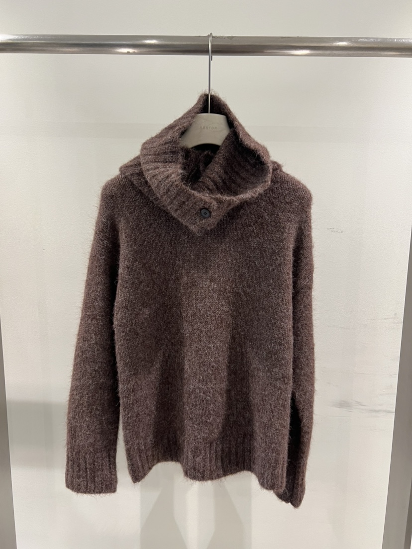 MENTOR東大門㊣直郵女士新款時尚真品熱賣人氣針織衫含圍巾MENTOR針織衫圖色1