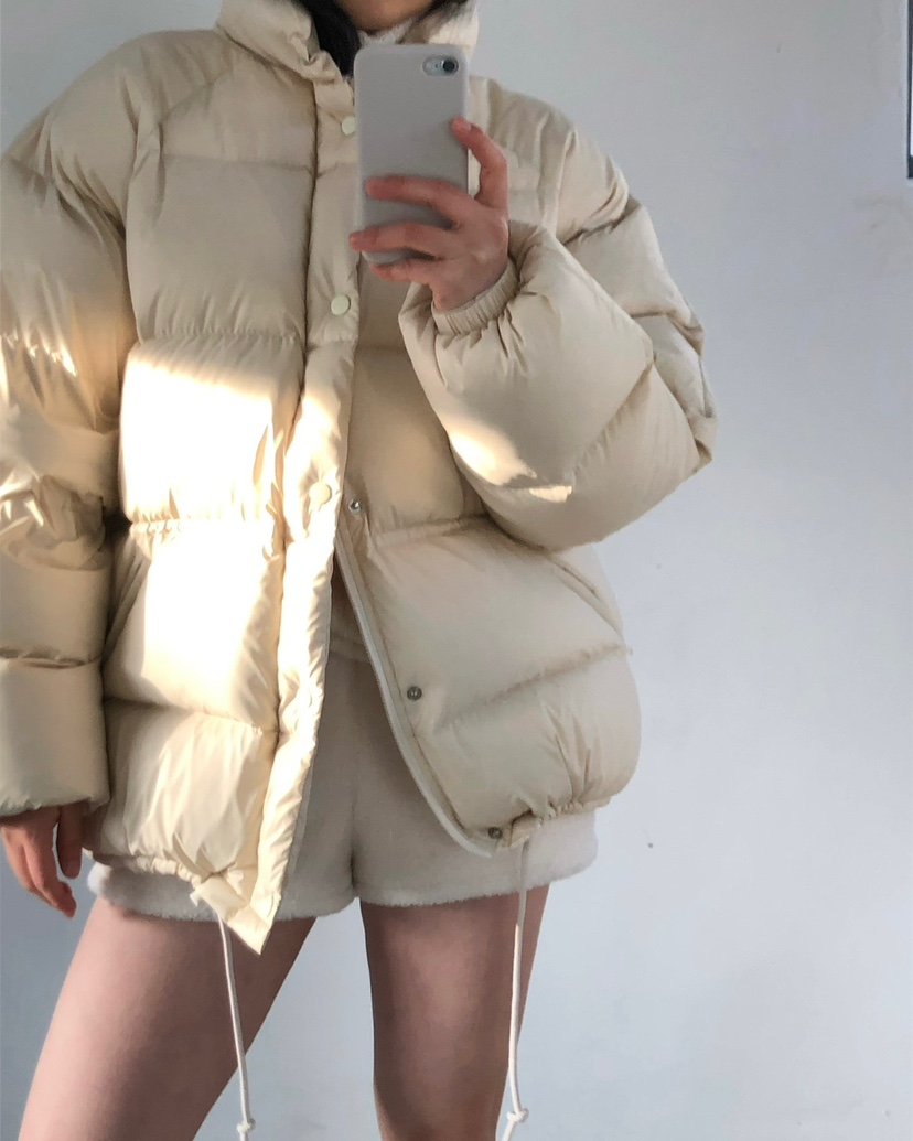 NOPROBLEM韓國代購㊣女士新款推薦25秋冬真品短款羽絨服鴨絨NOPROBLEM短款羽絨服