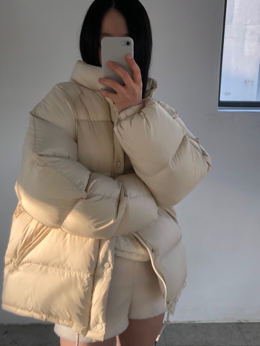 NOPROBLEM韓國代購㊣女士新款推薦25秋冬真品短款羽絨服鴨絨NOPROBLEM短款羽絨服