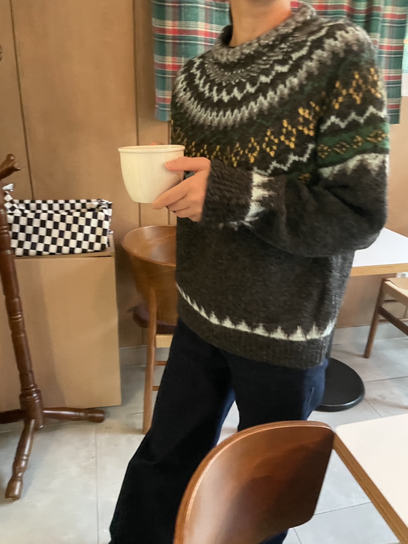 DOUZEMOIS東大門㊣直郵女裝新款真品職業推薦人氣25秋冬毛衣DOUZEMOIS毛衣圖色2