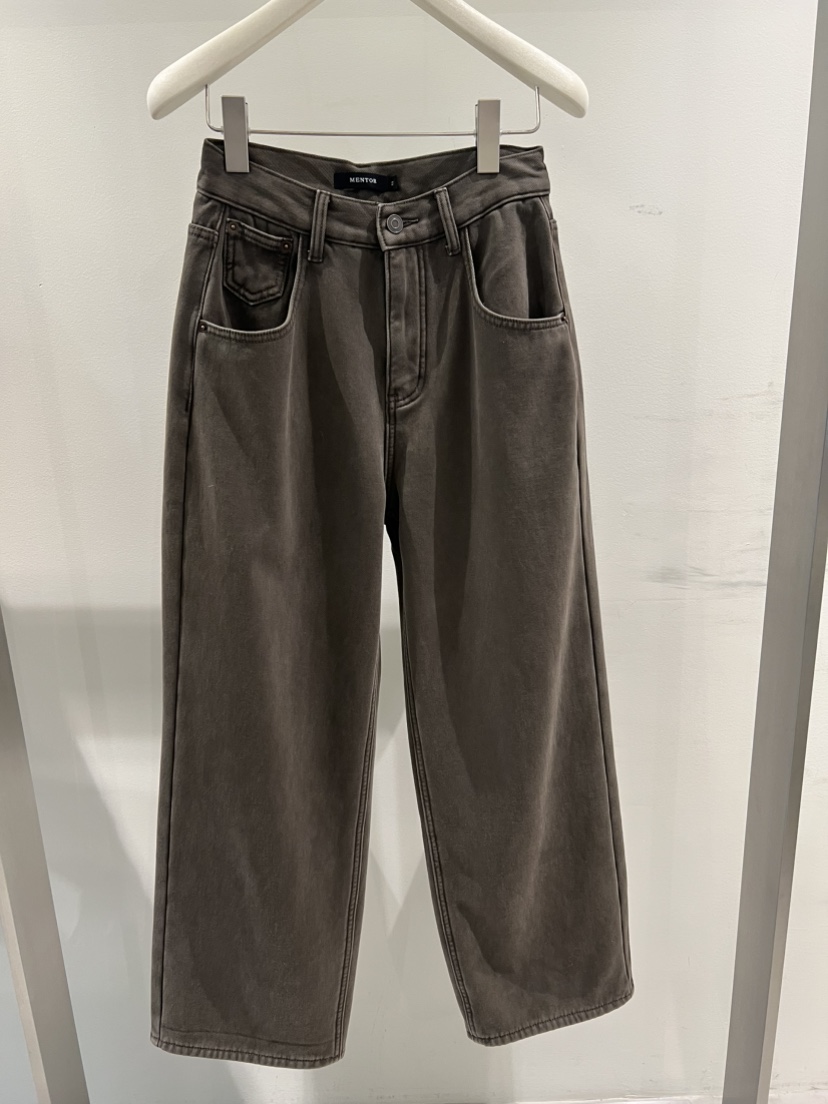 MENTOR東大門㊣直郵女士新品真品時尚人氣推薦休閑牛仔褲棉MENTOR牛仔褲圖色2