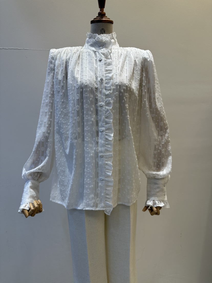 INNO東大門㊣實拍女裝新品推薦真品職業熱賣休閑襯衫蕾絲衫INNO襯衫/蕾絲衫