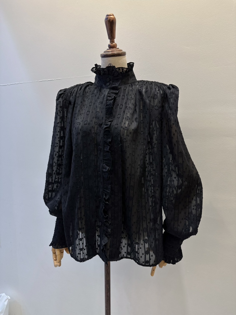 INNO東大門㊣實拍女裝新品推薦真品職業熱賣休閑襯衫蕾絲衫INNO襯衫/蕾絲衫