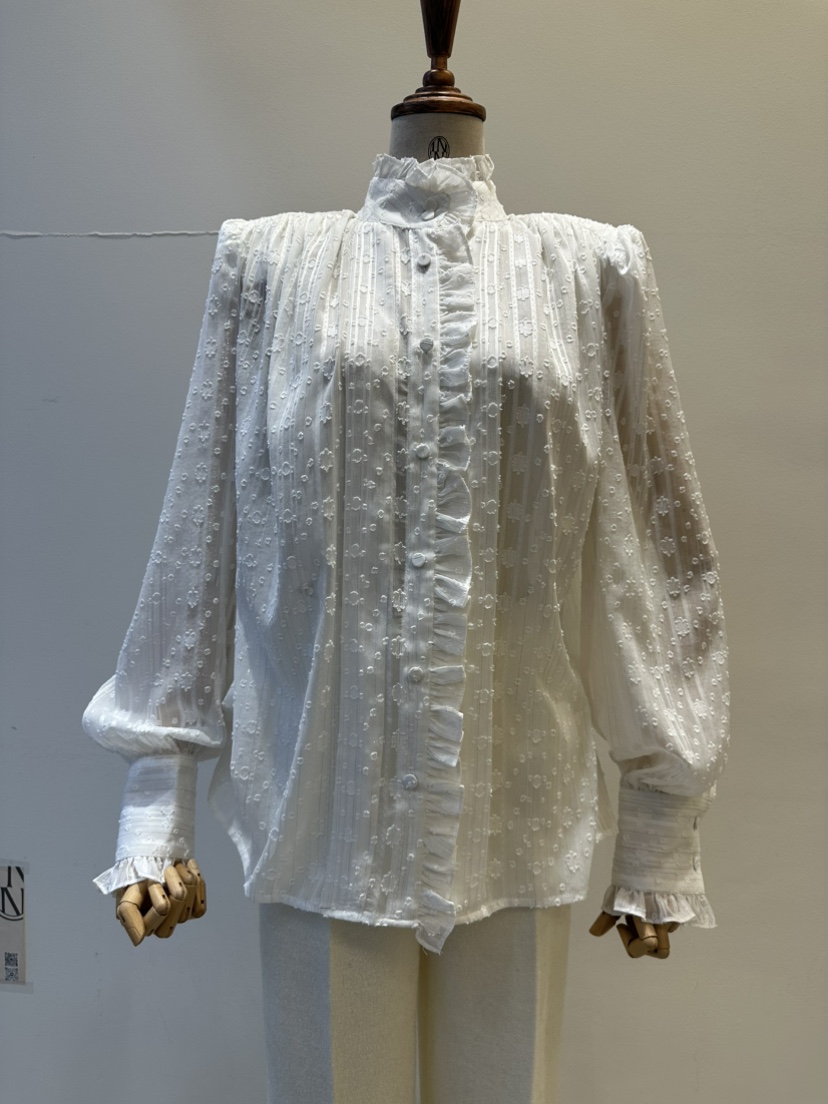 INNO東大門㊣實拍女裝新品推薦真品職業熱賣休閑襯衫蕾絲衫INNO襯衫/蕾絲衫圖色1