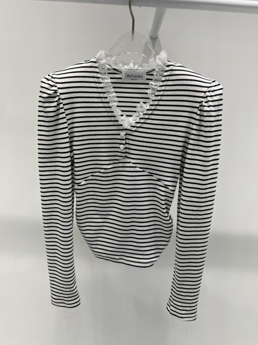 BLUE BANANA韓國代購㊣女士新款真品推薦人氣長袖T恤不含包BLUE BANANA長袖T恤圖色1