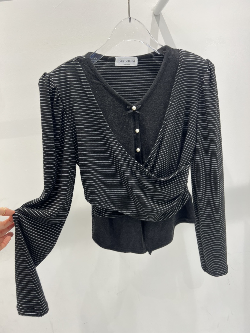 BLUE BANANA韓國直郵㊣女士新款推薦人氣真品熱賣休閑職業T恤BLUE BANANAT恤圖色1