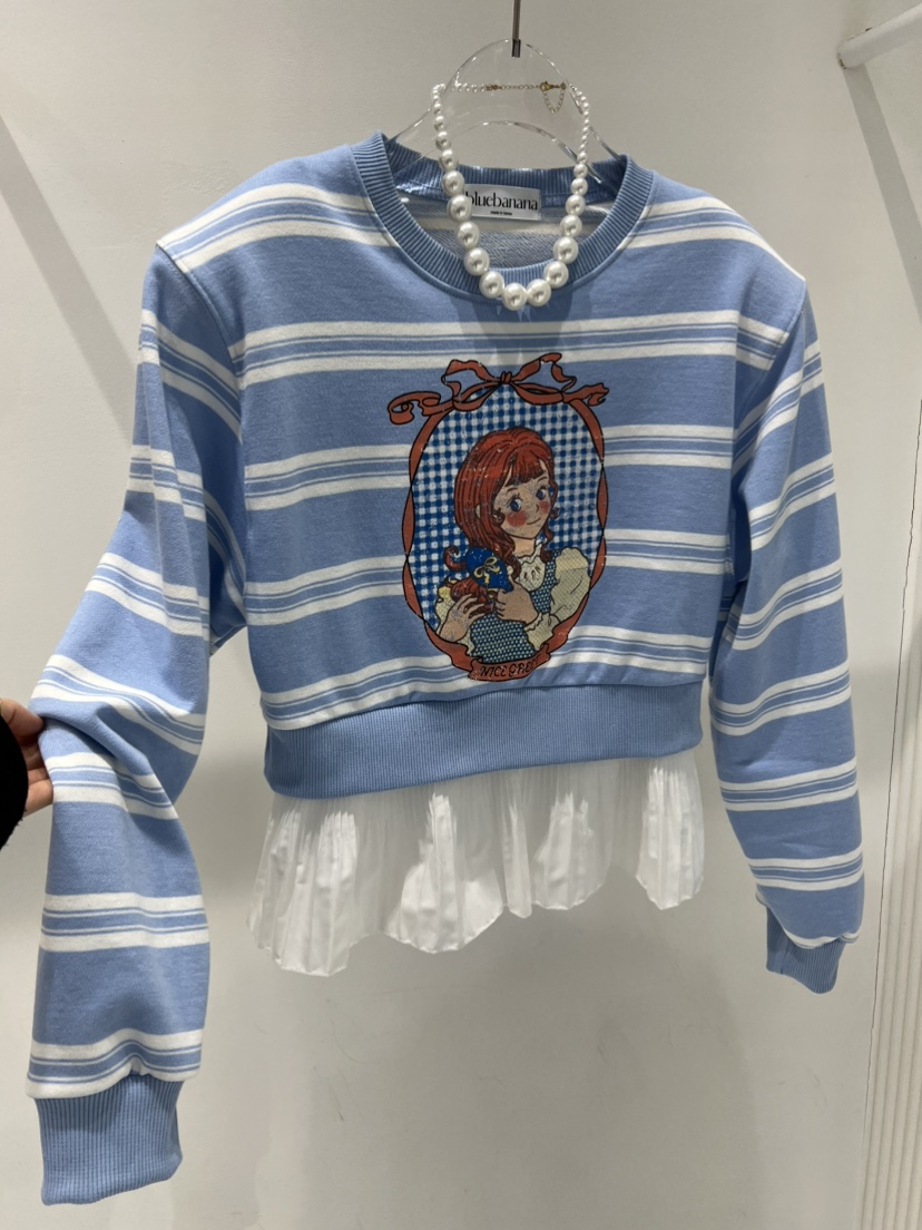 BLUE BANANA東大門㊣直郵女士新款熱賣時尚人氣真品推薦衛衣BLUE BANANA衛衣圖色2