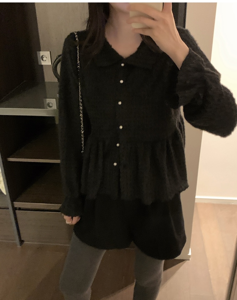 FRILL-T東大門㊣代購女裝新品熱賣職業推薦襯衫蕾絲衫開衫FRILL-T襯衫/蕾絲衫