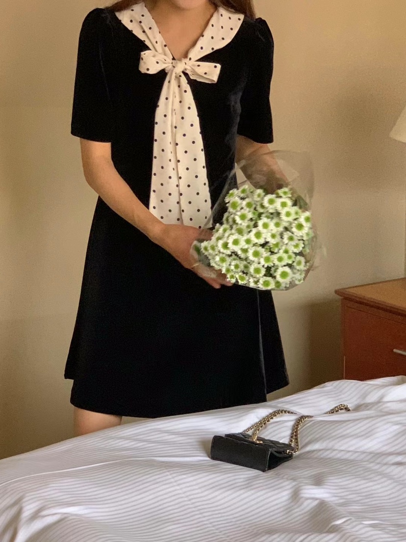 FRILL-T東大門㊣直郵女士新款真品時尚25秋冬推薦職業連衣裙FRILL-T連衣裙