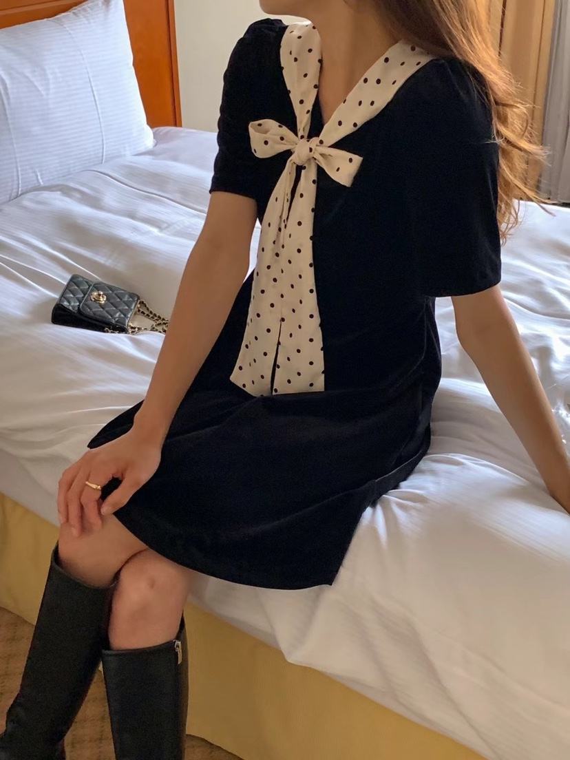 FRILL-T東大門㊣直郵女士新款真品時尚25秋冬推薦職業連衣裙FRILL-T連衣裙