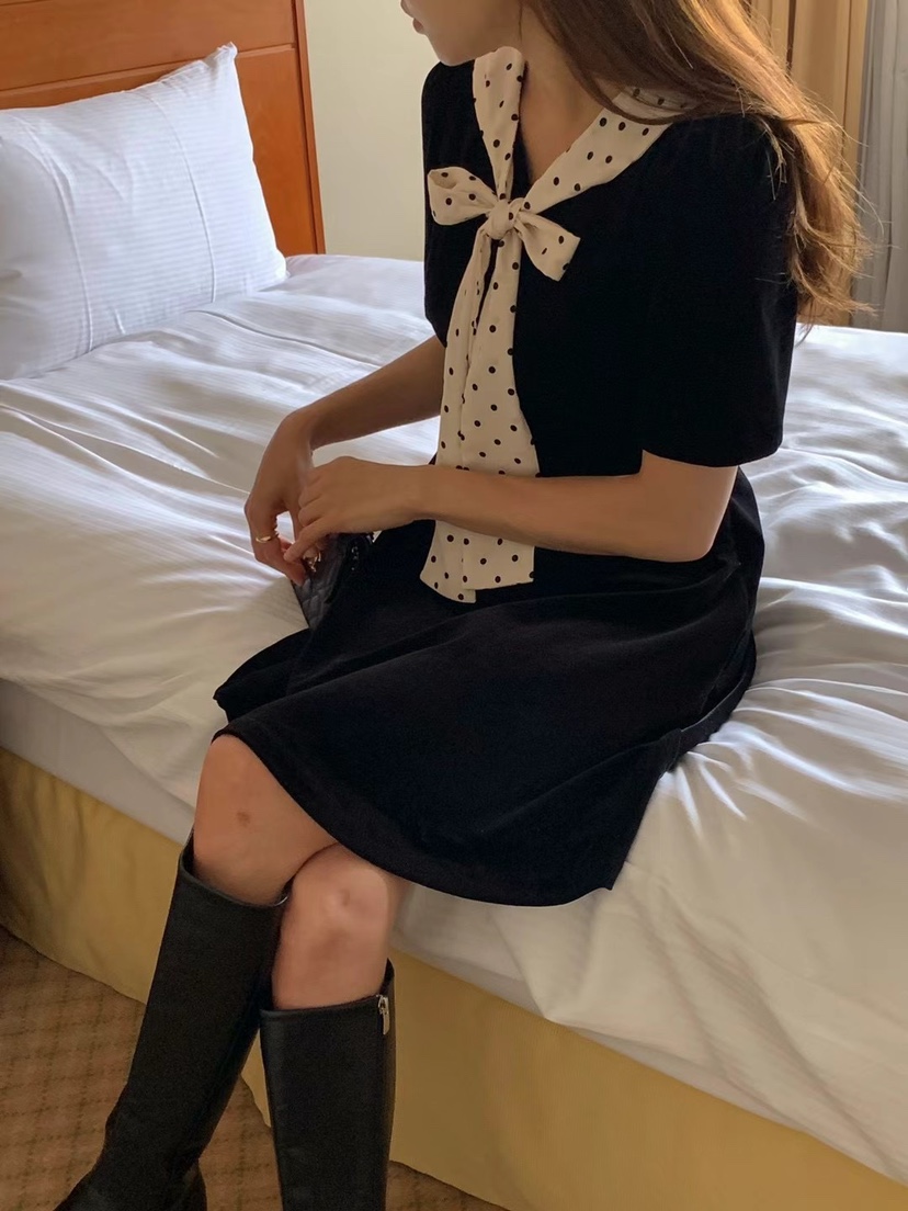 FRILL-T東大門㊣直郵女士新款真品時尚25秋冬推薦職業連衣裙FRILL-T連衣裙