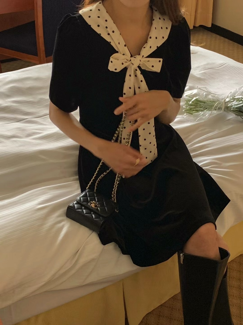 FRILL-T東大門㊣直郵女士新款真品時尚25秋冬推薦職業連衣裙FRILL-T連衣裙