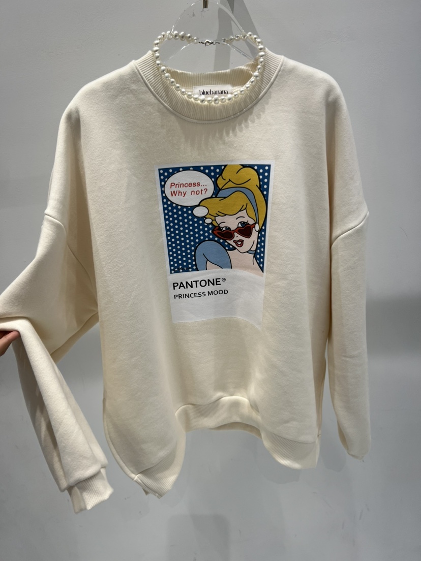 BLUE BANANA東大門㊣直郵女士新品休閑人氣時尚25秋冬衛衣BLUE BANANA衛衣圖色1