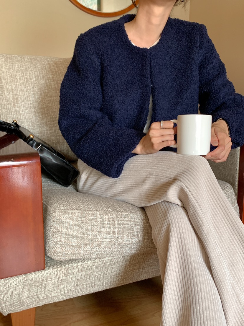 FRILL-T韓國代購㊣女裝新款熱賣人氣25秋冬休閑職業時尚夾克FRILL-T夾克