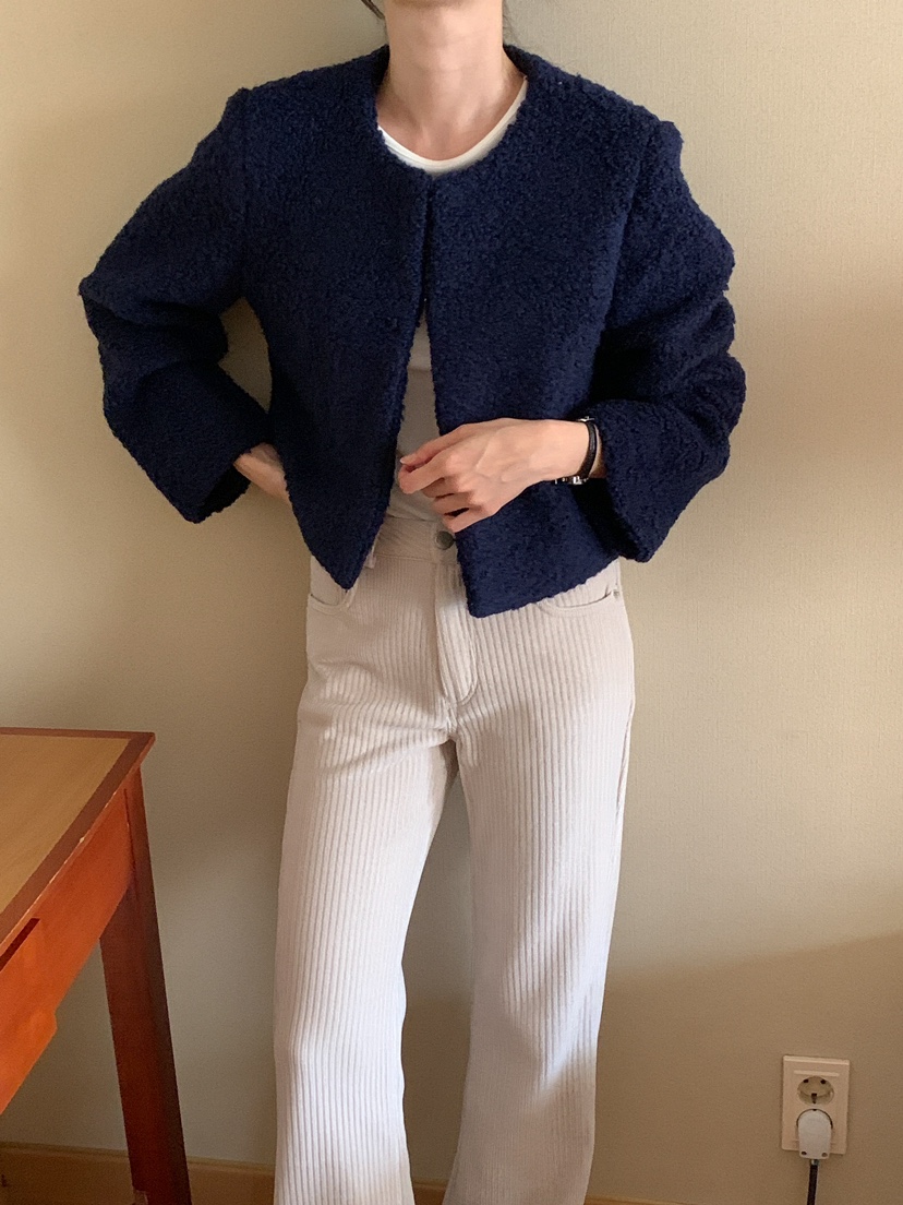 FRILL-T韓國代購㊣女裝新款熱賣人氣25秋冬休閑職業時尚夾克FRILL-T夾克