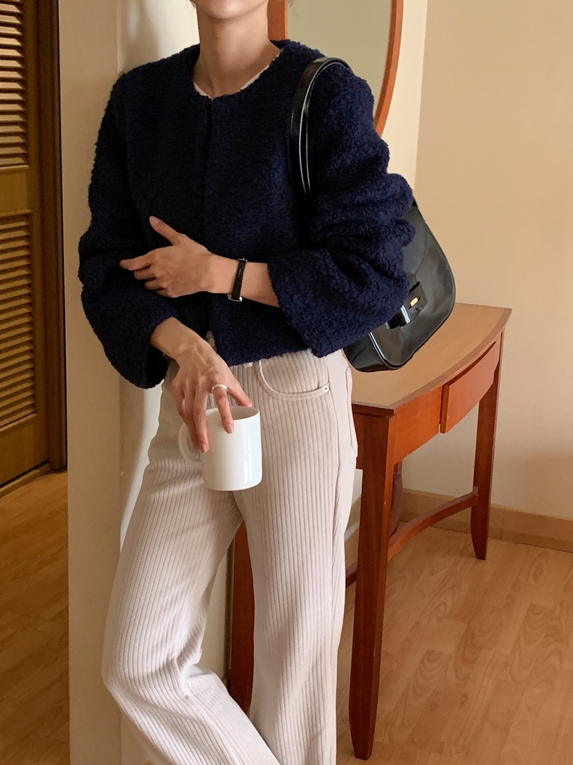 FRILL-T韓國代購㊣女裝新款熱賣人氣25秋冬休閑職業時尚夾克FRILL-T夾克