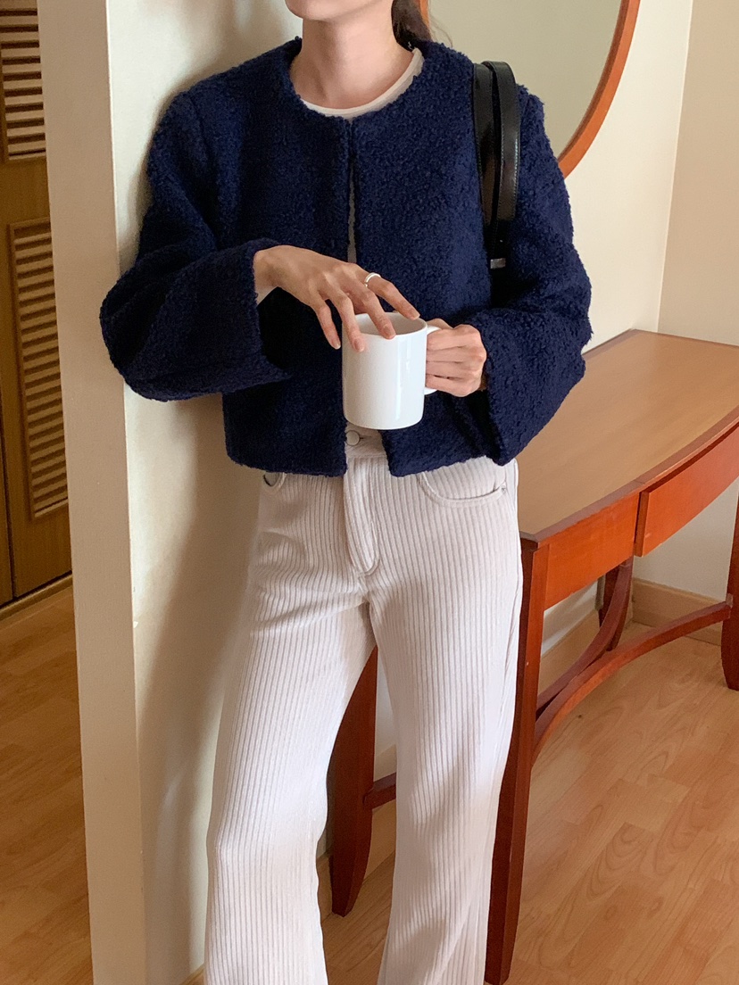 FRILL-T韓國代購㊣女裝新款熱賣人氣25秋冬休閑職業時尚夾克FRILL-T夾克