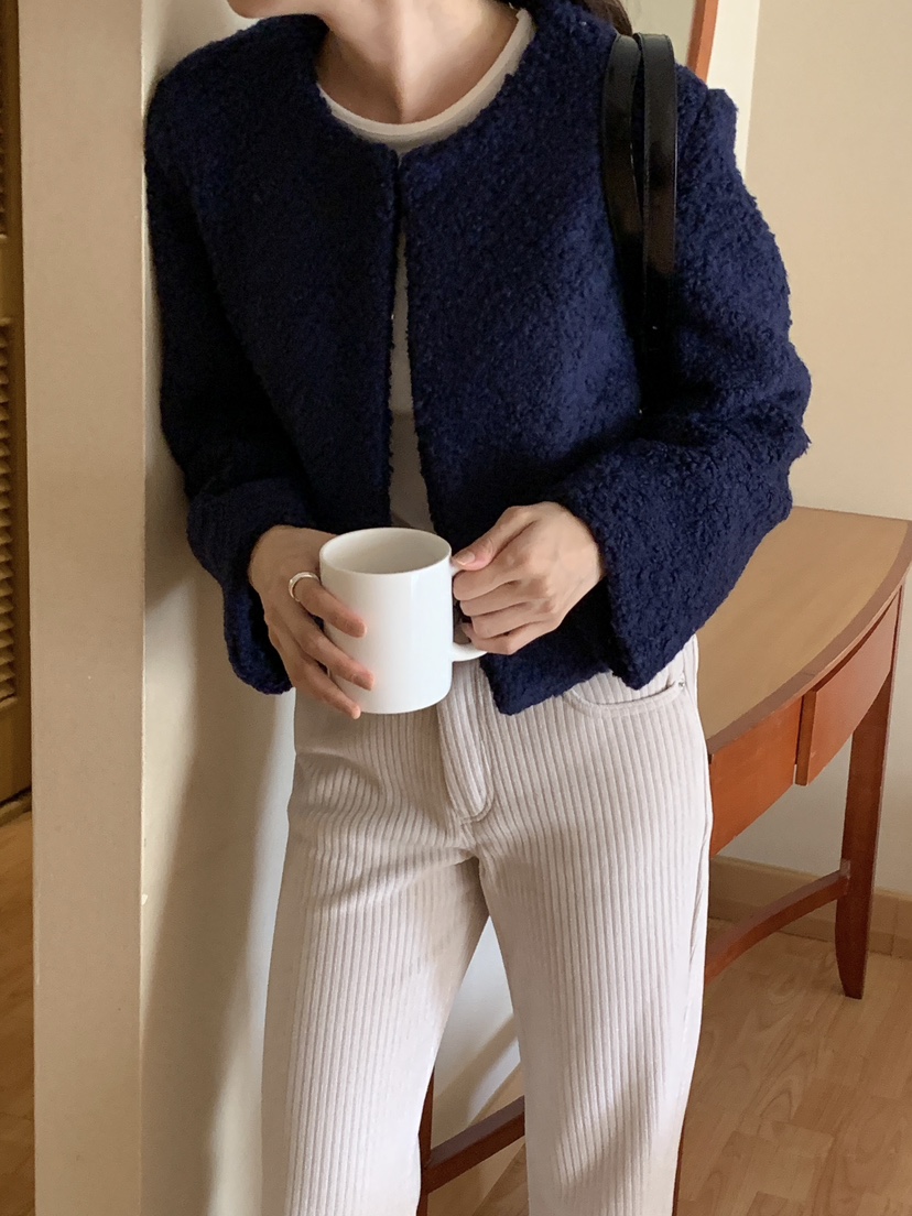 FRILL-T韓國代購㊣女裝新款熱賣人氣25秋冬休閑職業時尚夾克FRILL-T夾克