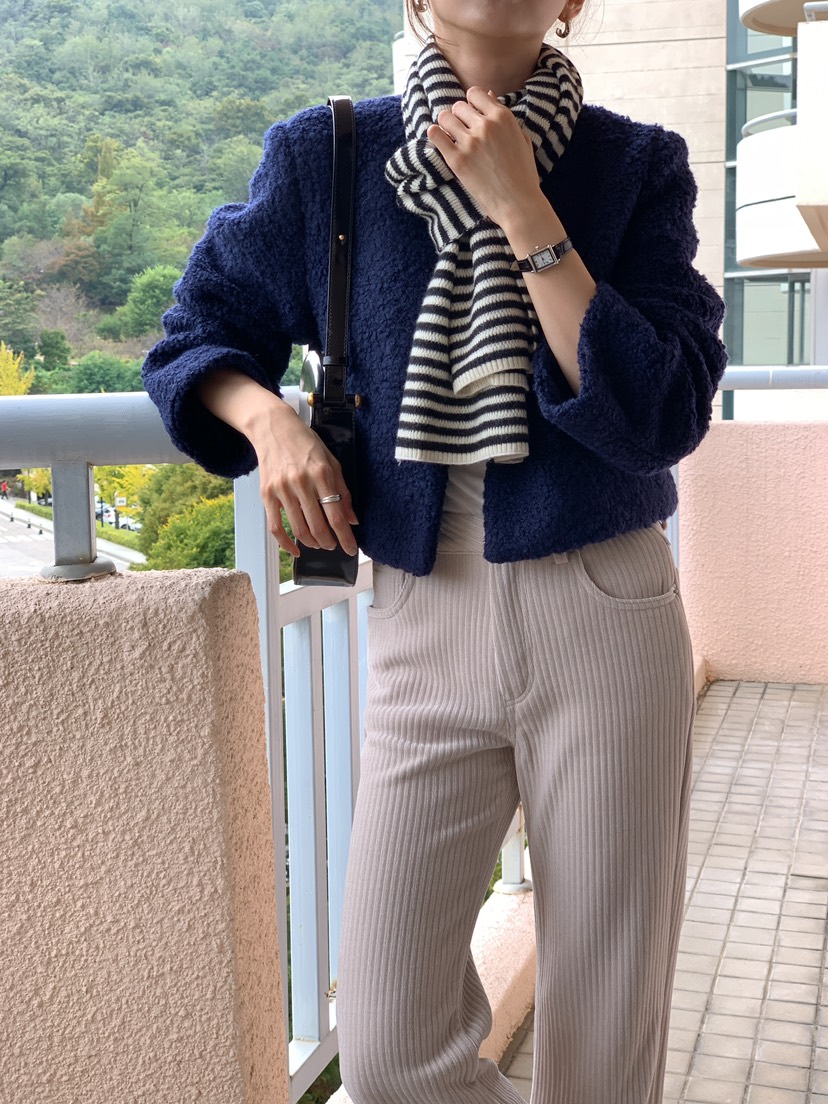 FRILL-T韓國代購㊣女裝新款熱賣人氣25秋冬休閑職業時尚夾克FRILL-T夾克