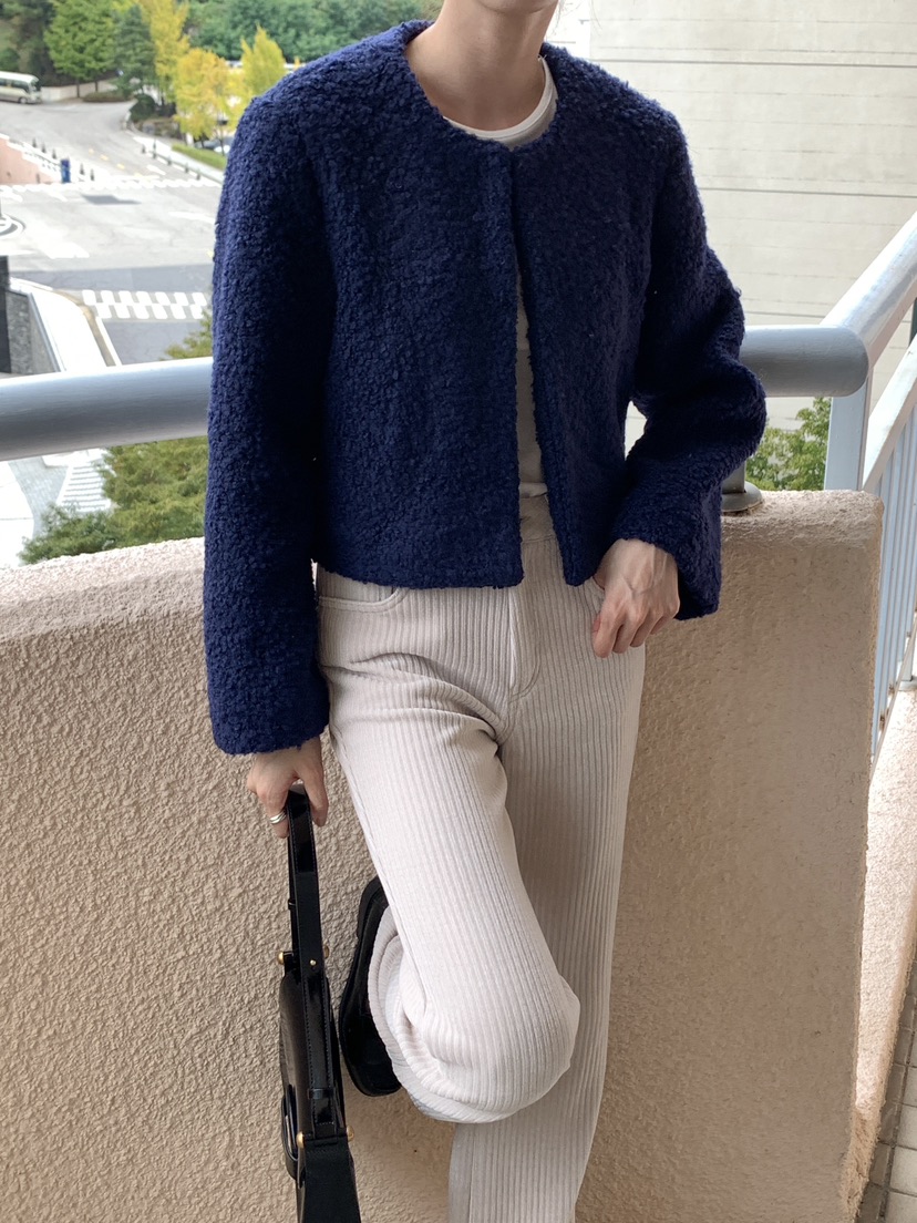 FRILL-T韓國代購㊣女裝新款熱賣人氣25秋冬休閑職業時尚夾克FRILL-T夾克