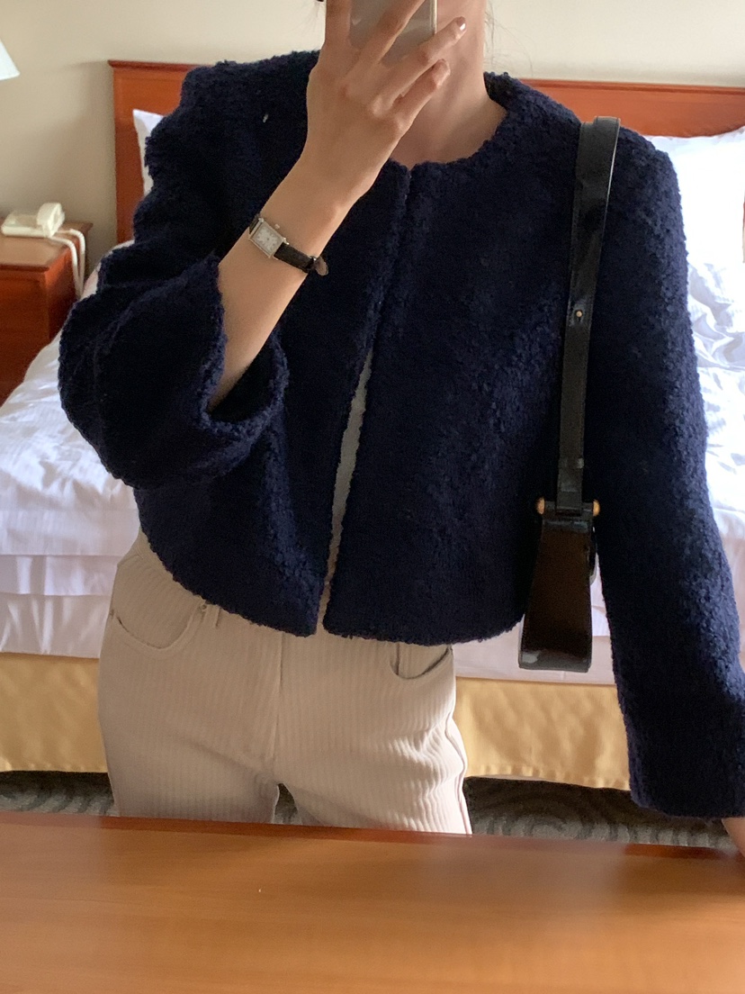 FRILL-T韓國代購㊣女裝新款熱賣人氣25秋冬休閑職業時尚夾克FRILL-T夾克