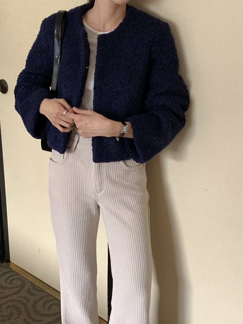 FRILL-T韓國代購㊣女裝新款熱賣人氣25秋冬休閑職業時尚夾克FRILL-T夾克