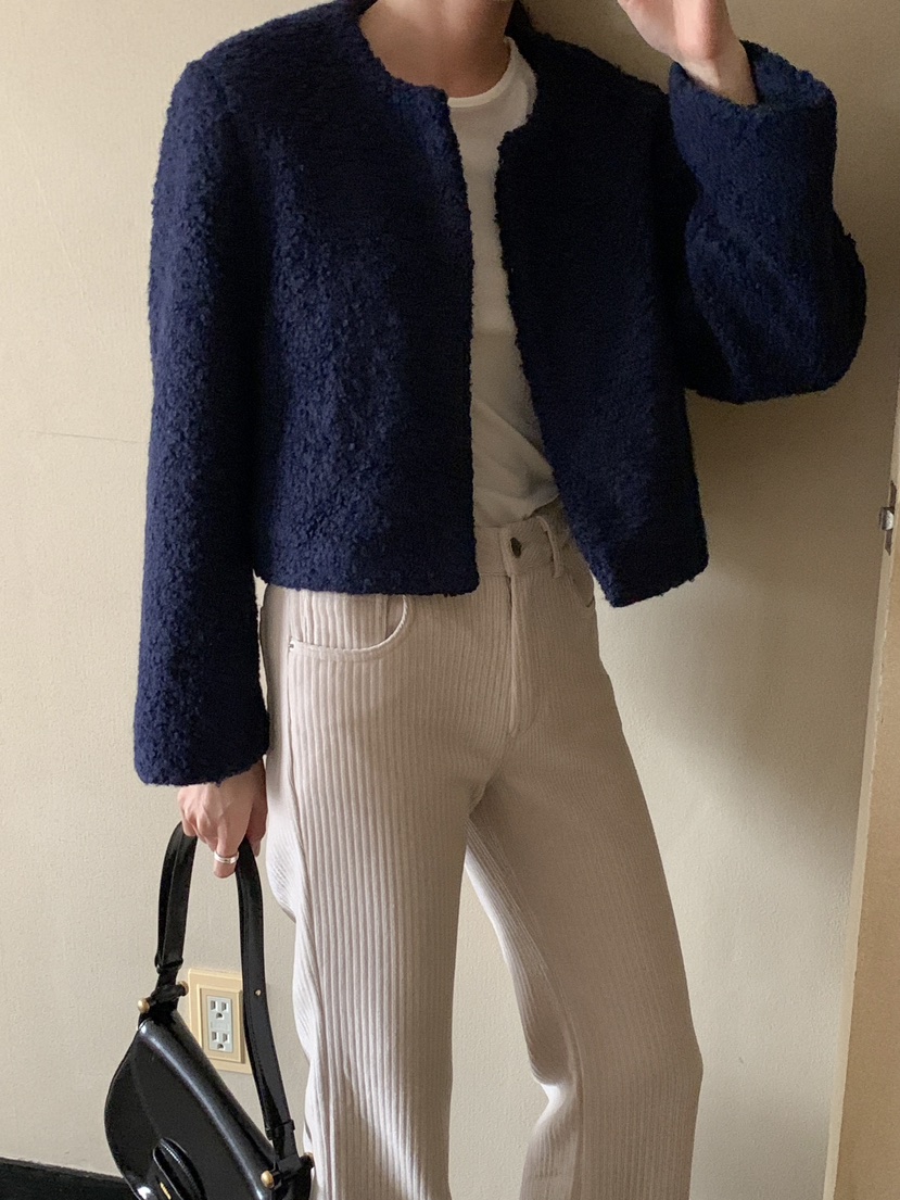 FRILL-T韓國代購㊣女裝新款熱賣人氣25秋冬休閑職業時尚夾克FRILL-T夾克