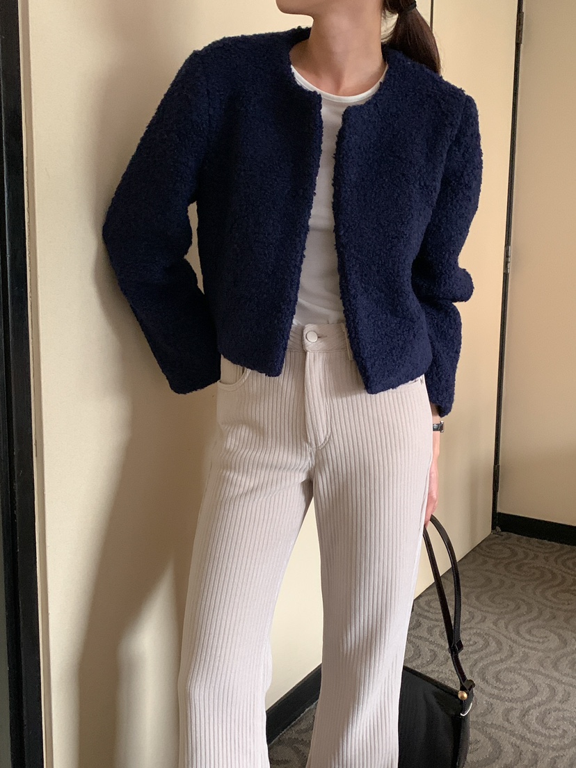 FRILL-T韓國代購㊣女裝新款熱賣人氣25秋冬休閑職業時尚夾克FRILL-T夾克