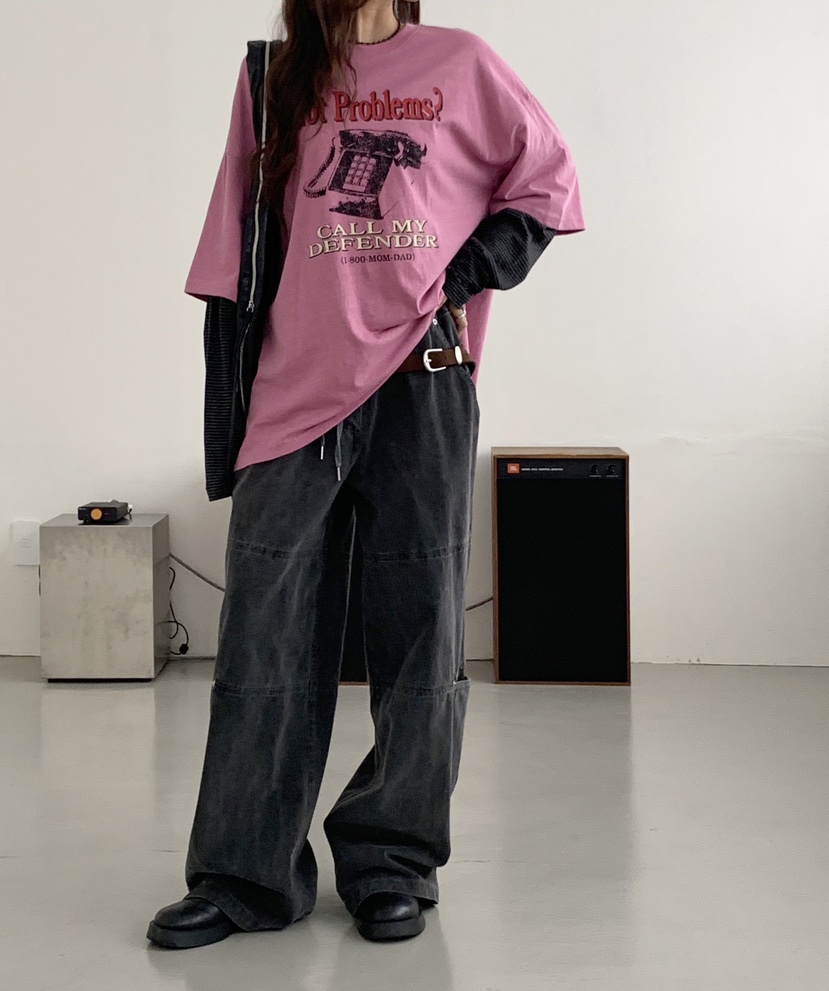 SUGAR CASE東大門㊣代購女士新品職業休閑25秋冬時尚長袖T恤SUGAR CASE長袖T恤