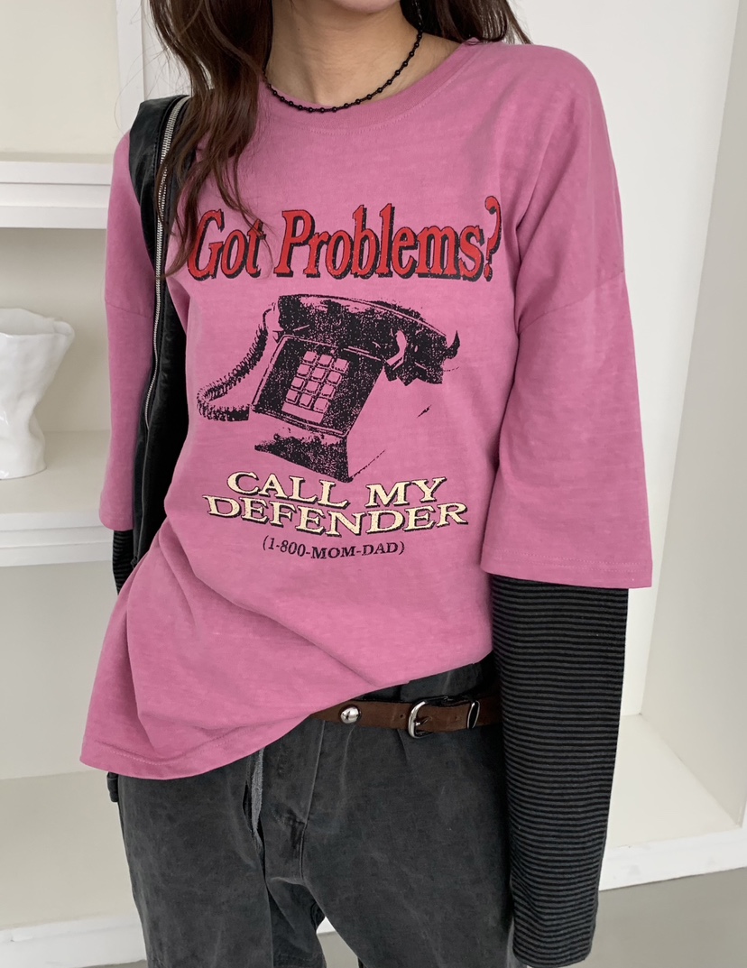 SUGAR CASE東大門㊣代購女士新品職業休閑25秋冬時尚長袖T恤SUGAR CASE長袖T恤