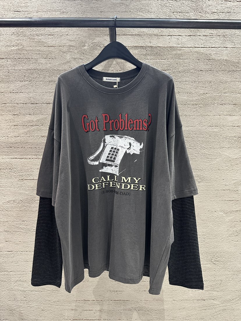 SUGAR CASE東大門㊣代購女士新品職業休閑25秋冬時尚長袖T恤SUGAR CASE長袖T恤圖色2