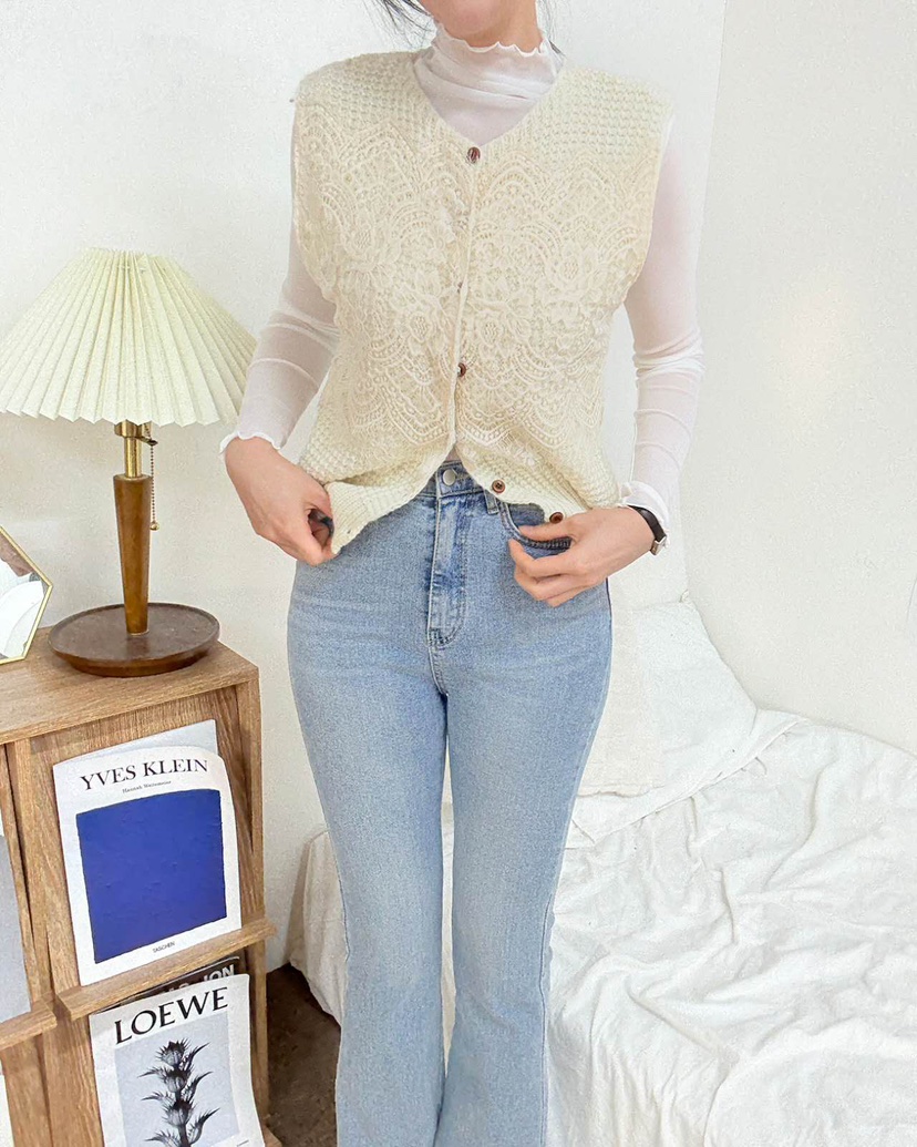 BLUE RIBBON東大門㊣實拍女裝新款25秋冬休閑職業推薦馬甲BLUE RIBBON馬甲