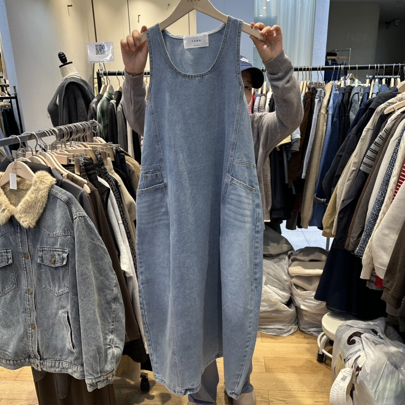 TARA東大門㊣直郵女士新品真品休閑25秋冬推薦熱賣連衣裙寬松TARA連衣裙圖色1