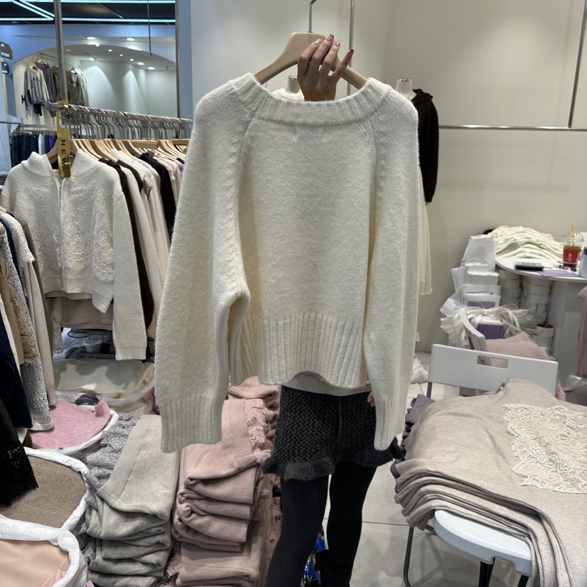 BLUE RIBBON東大門㊣代購女士新款推薦人氣25秋冬職業毛衣BLUE RIBBON毛衣