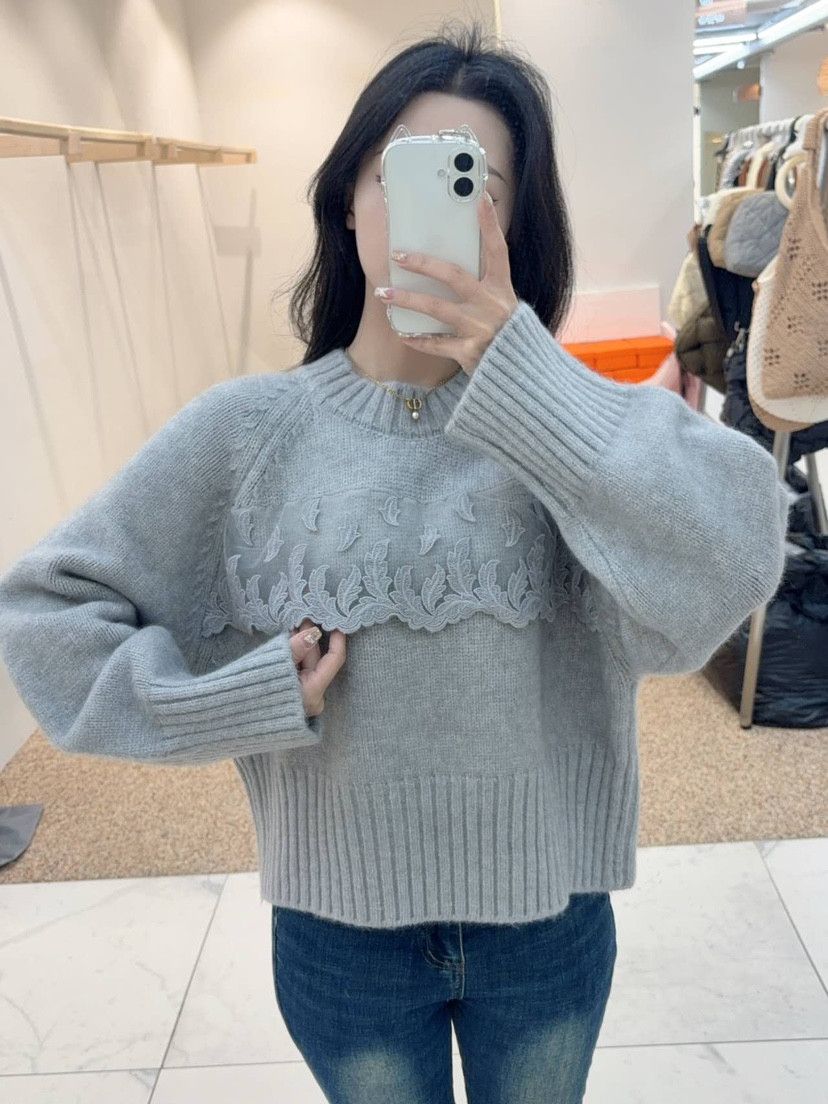 BLUE RIBBON東大門㊣代購女士新款推薦人氣25秋冬職業毛衣BLUE RIBBON毛衣