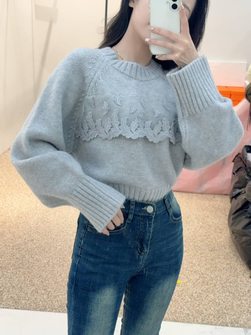 BLUE RIBBON東大門㊣代購女士新款推薦人氣25秋冬職業毛衣BLUE RIBBON毛衣