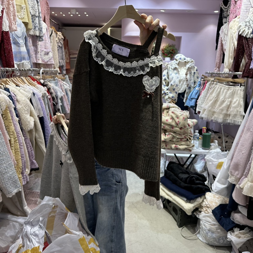 MS韓國代購㊣女士新款真品時尚人氣職業休閑推薦熱賣針織衫MS針織衫圖色2