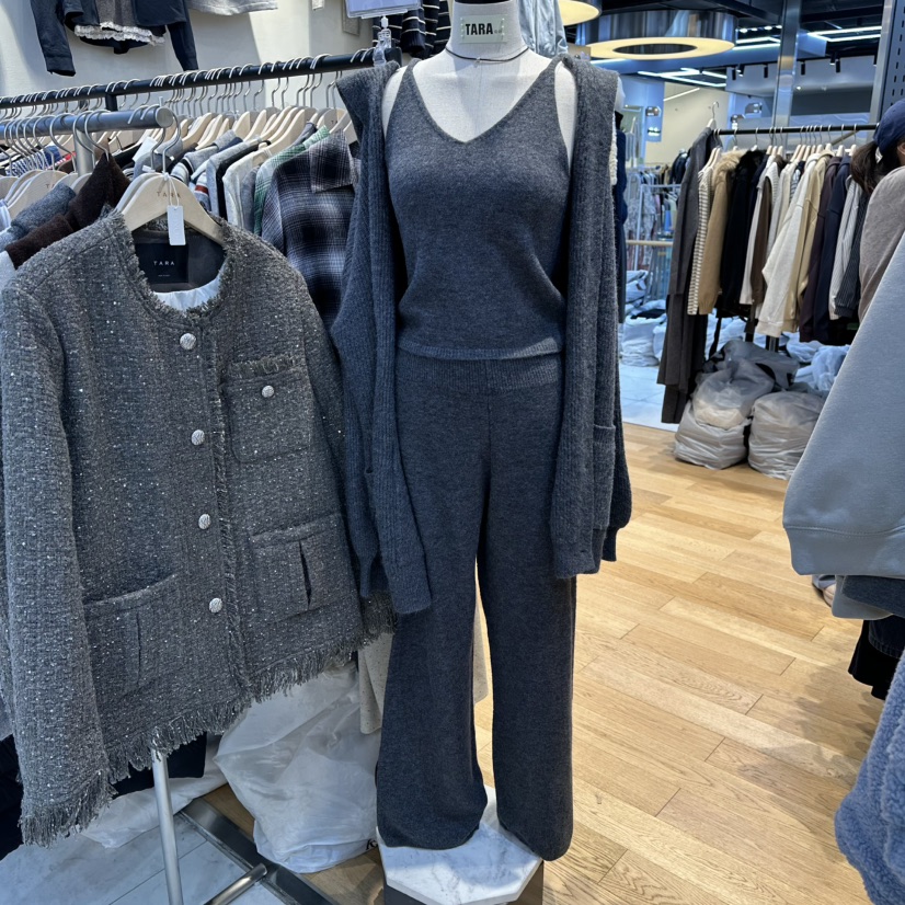 TARA東大門㊣實拍女裝新品25秋冬職業熱賣真品套裝三件套套裝TARA套裝圖色2