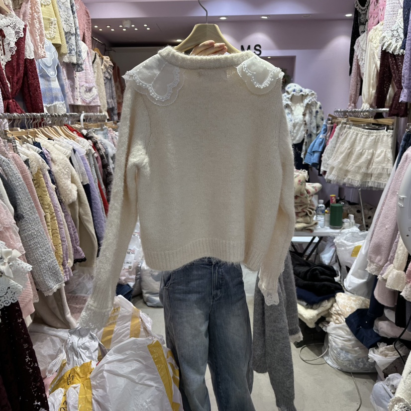 MS東大門㊣直郵女士新品時尚職業熱賣休閑25秋冬推薦針織衫MS針織衫