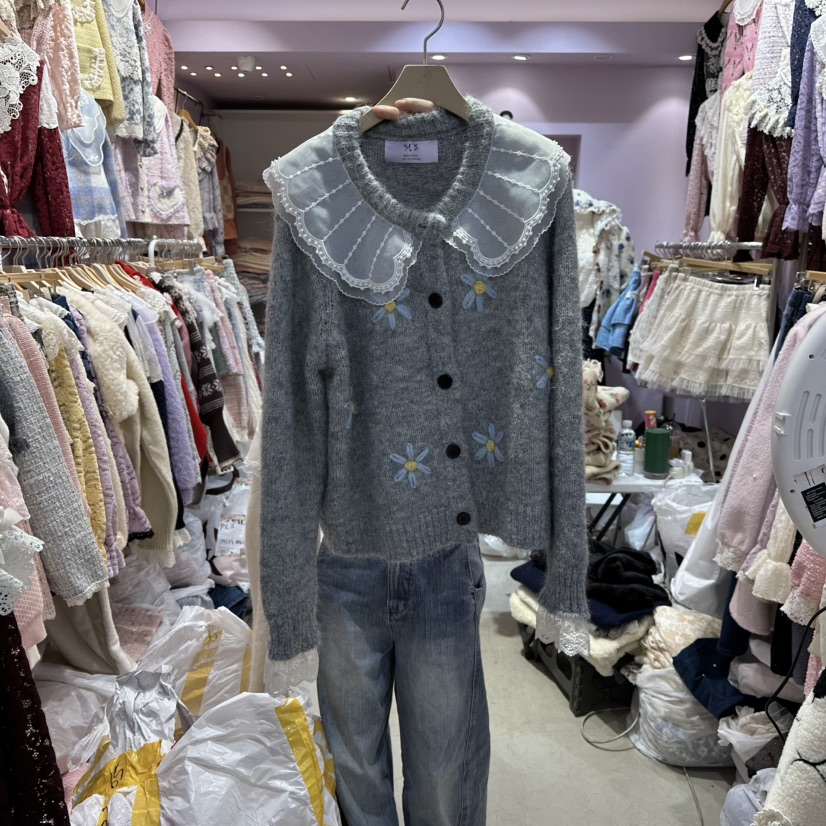 MS東大門㊣直郵女士新品時尚職業熱賣休閑25秋冬推薦針織衫MS針織衫圖色2