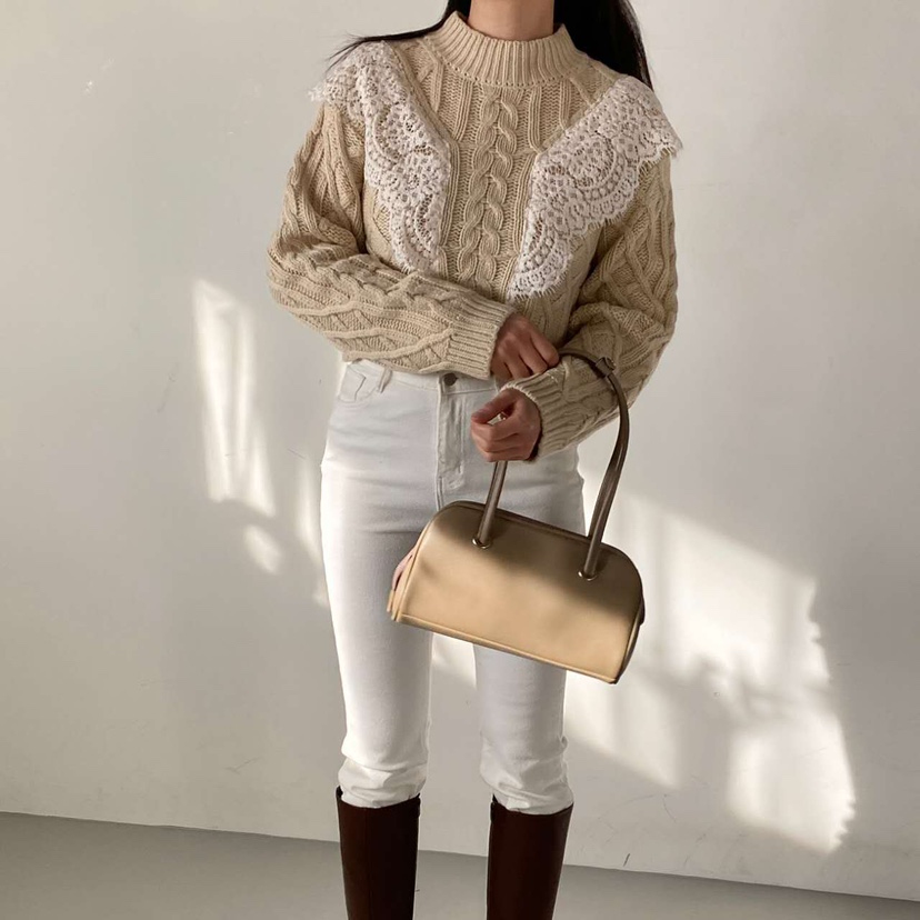 BLUE RIBBON東大門㊣實拍女裝新款時尚熱賣推薦休閑職業毛衣BLUE RIBBON毛衣