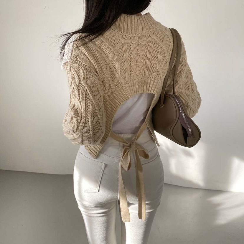 BLUE RIBBON東大門㊣實拍女裝新款時尚熱賣推薦休閑職業毛衣BLUE RIBBON毛衣