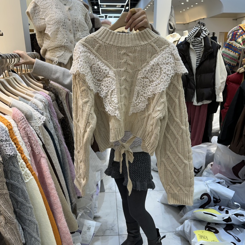 BLUE RIBBON東大門㊣實拍女裝新款時尚熱賣推薦休閑職業毛衣BLUE RIBBON毛衣圖色1