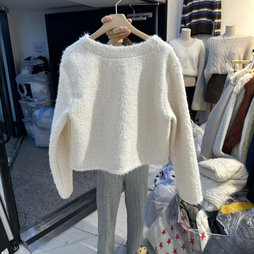 HARU-Q韓國直郵㊣女裝新款職業時尚休閑熱賣真品夾克羊毛衫HARU-Q夾克