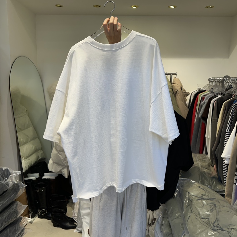 MORAN韓國代購㊣女裝新款25秋冬熱賣人氣時尚真品休閑職業T恤MORAN/MOSCOT恤