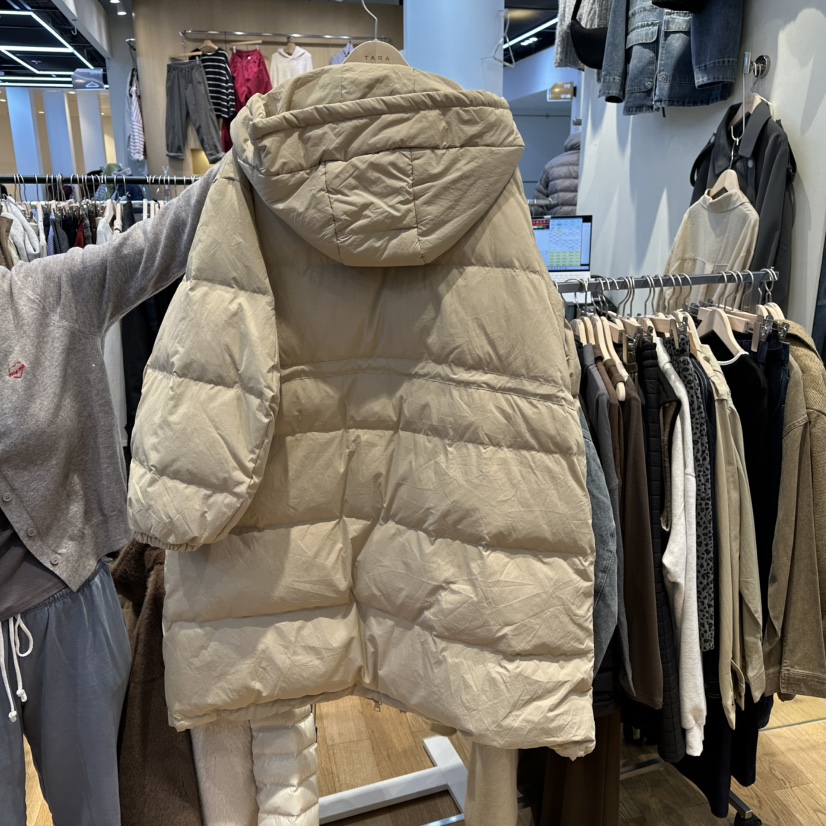 TARA東大門㊣直郵女士新款時尚人氣推薦真品休閑長款羽絨服TARA長款羽絨服