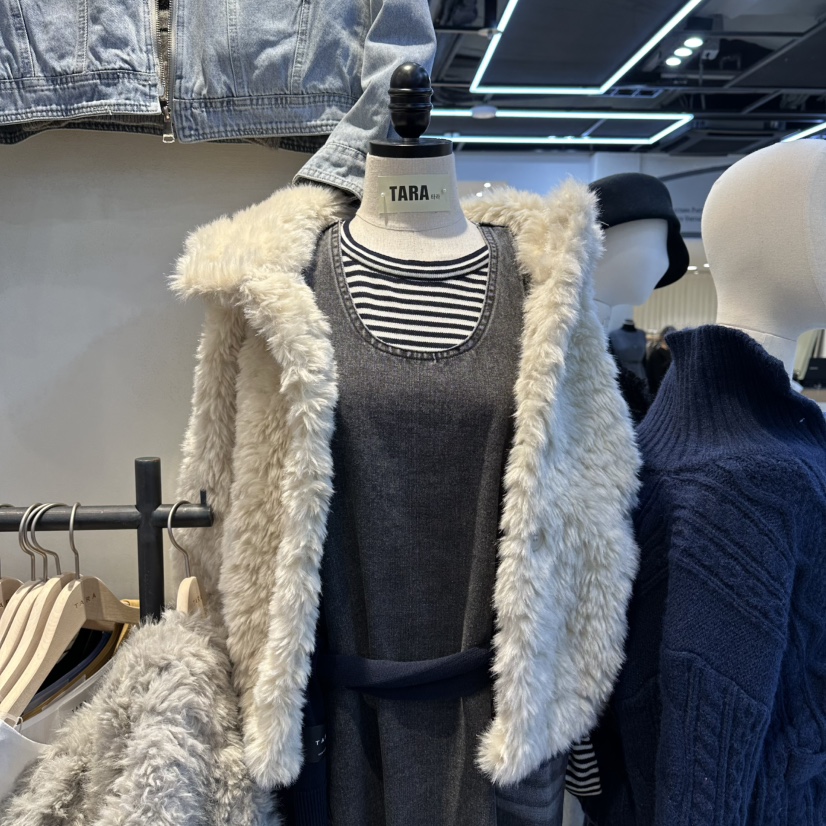 TARA東大門㊣直郵女士新款推薦熱賣25秋冬人氣真品夾克連帽衫TARA夾克圖色2